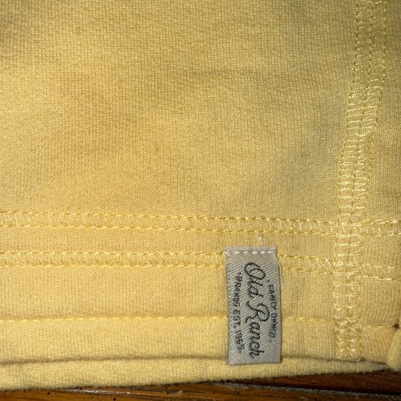 Old Ranch‎ Men's 1/4 Zip Yellow Pullover NWT Large Organic Cotton Blend SOFT - Picture 7 of 10